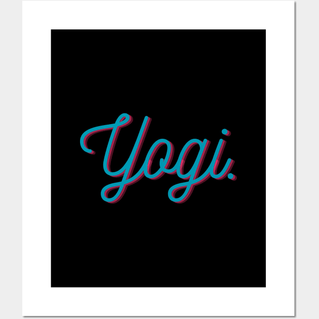 yogi Wall Art by Patterns-Hub